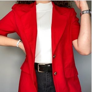 SOLD / VINTAGE • red blazer